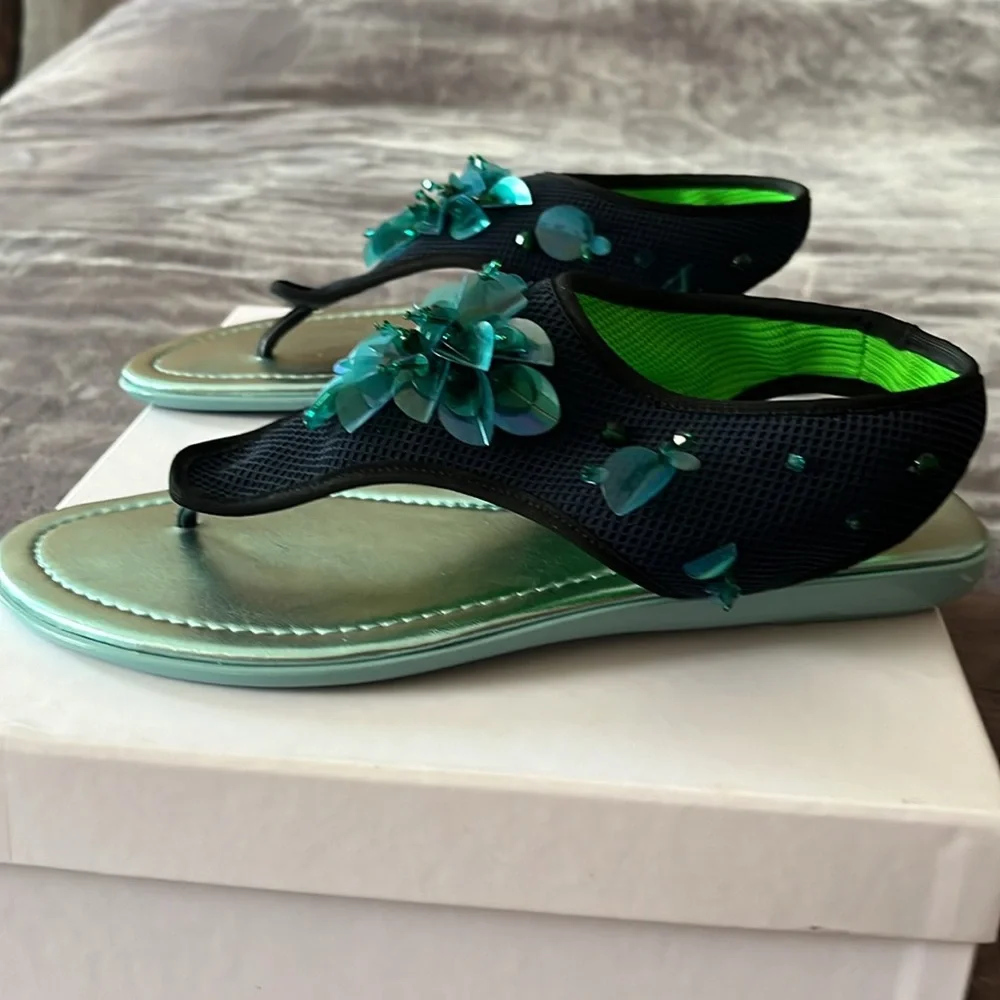 DIOR sandals Sunset thong $495 size 9,5 - Picture 2 of 11